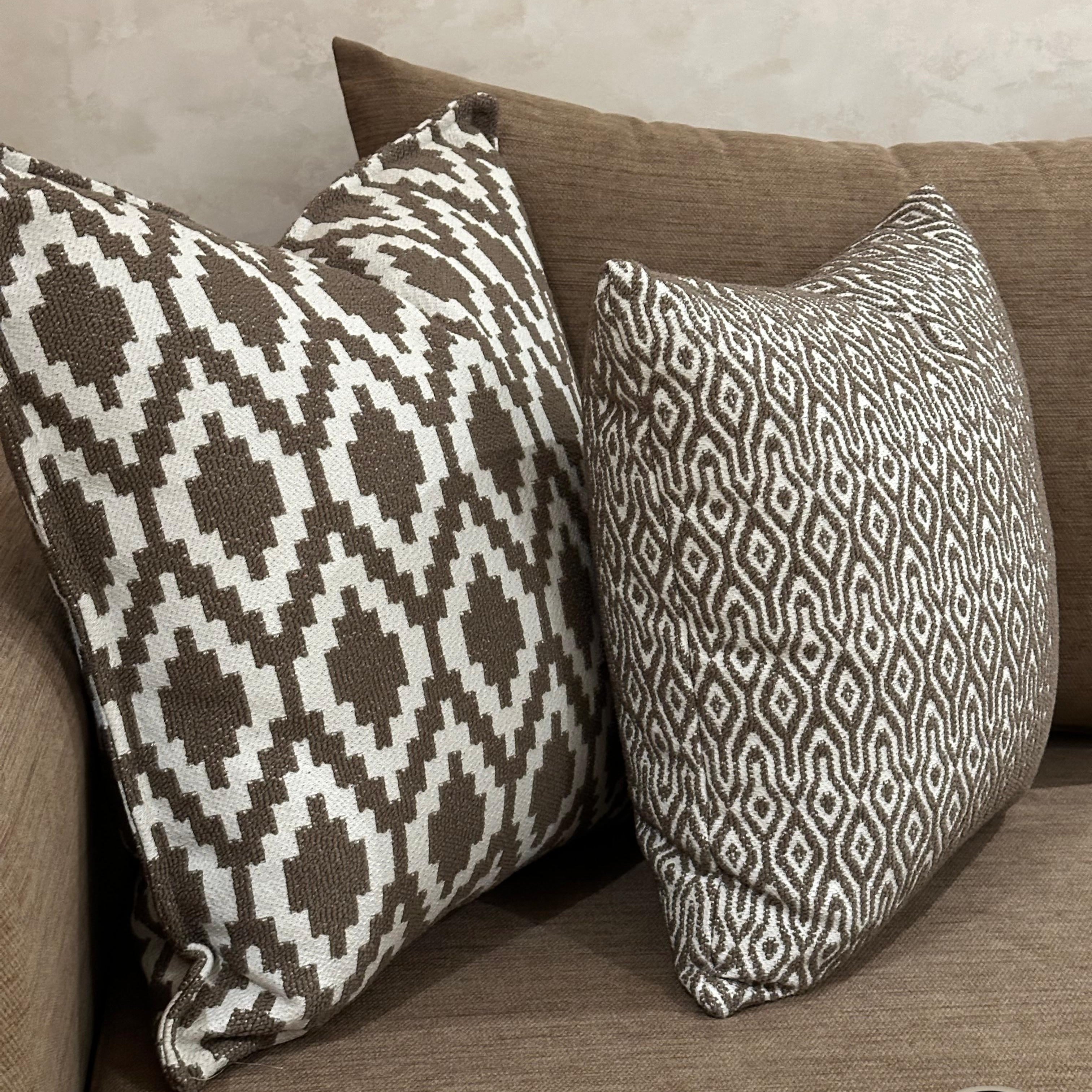 Coussin beige