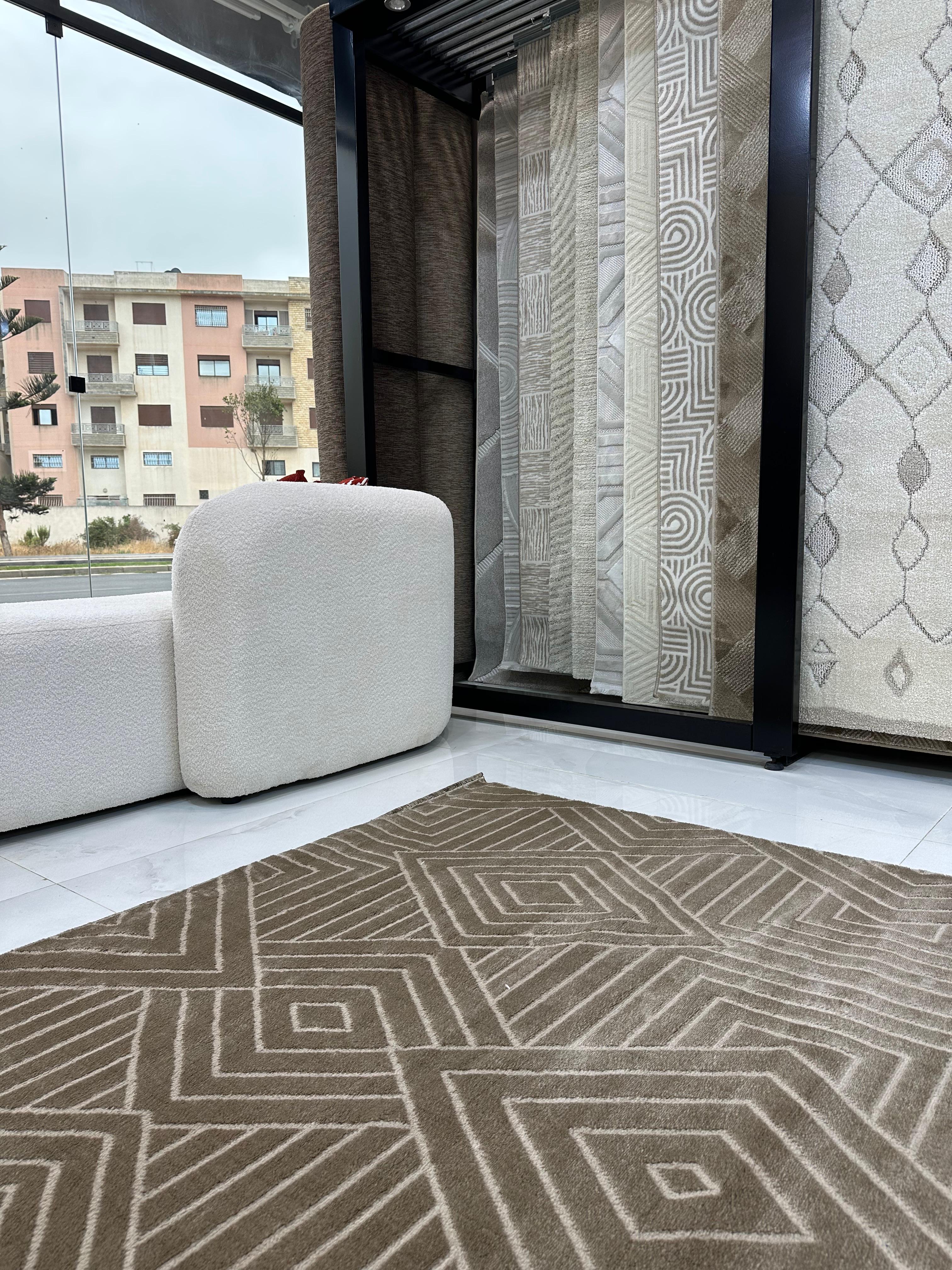 Tapis Kaïro Taupe